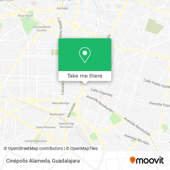 Cinépolis Alameda map