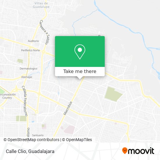 Calle Clio map