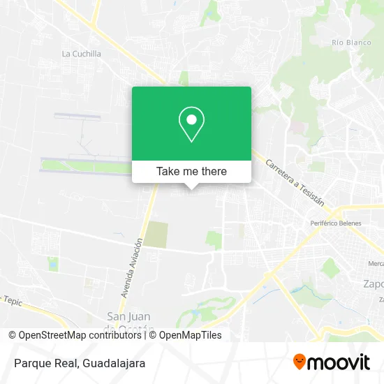 Parque Real map