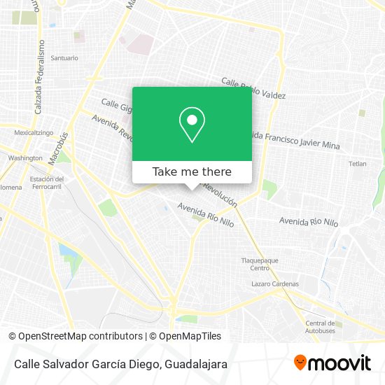 Calle Salvador García Diego map