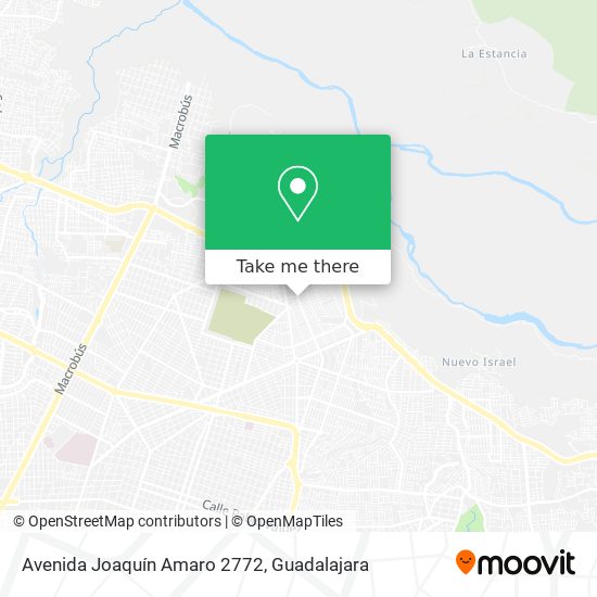 Mapa de Avenida Joaquín Amaro 2772