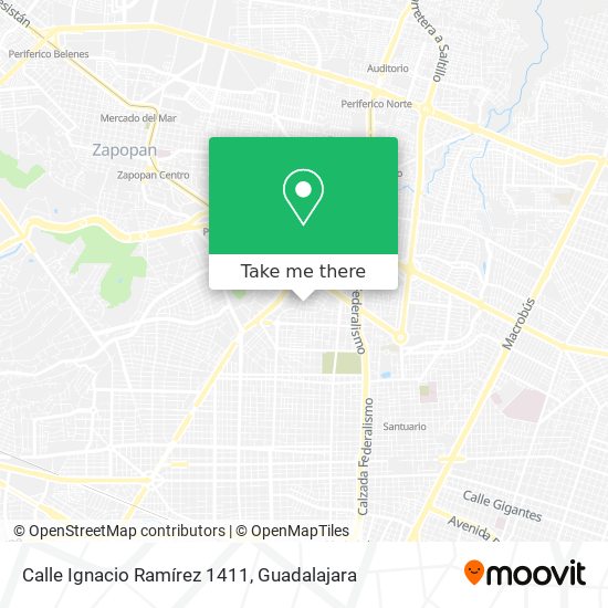 Calle Ignacio Ramírez 1411 map