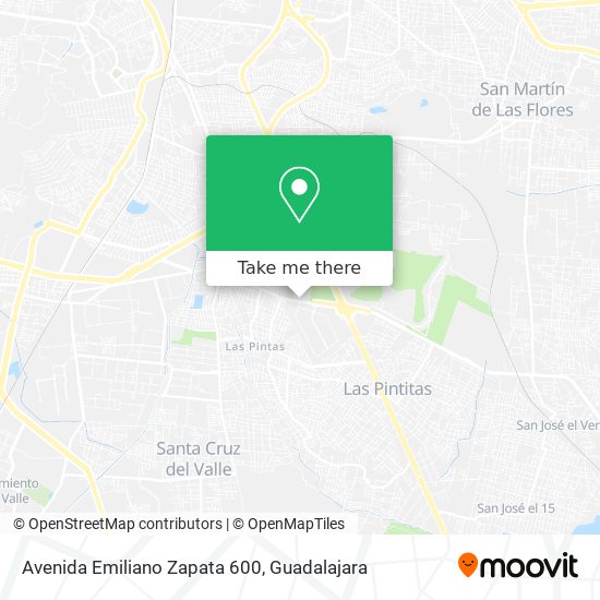 Avenida Emiliano Zapata 600 map