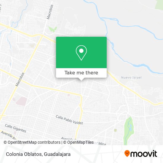 Mapa de Colonia Oblatos