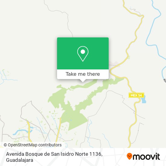 Avenida Bosque de San Isidro Norte 1136 map