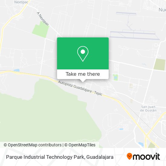 Parque Industrial Technology Park map