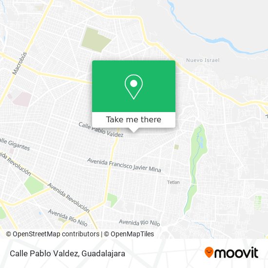 Calle Pablo Valdez map