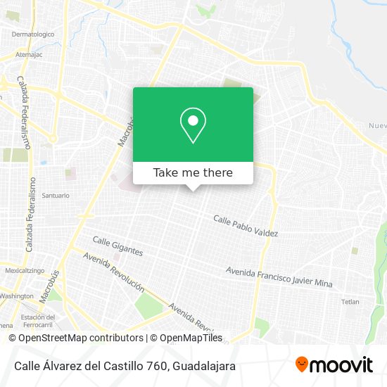 Calle Álvarez del Castillo 760 map