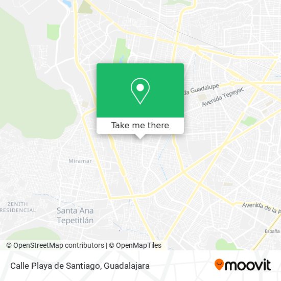 Calle Playa de Santiago map