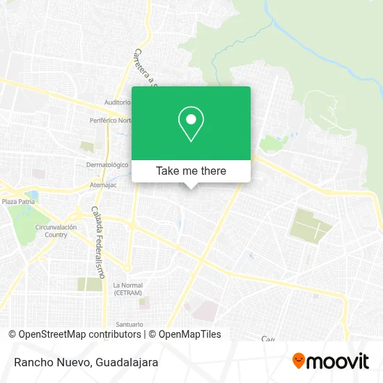 Rancho Nuevo map