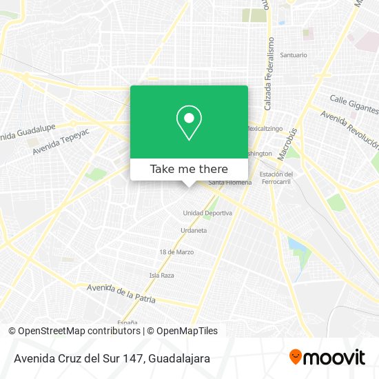 Avenida Cruz del Sur 147 map