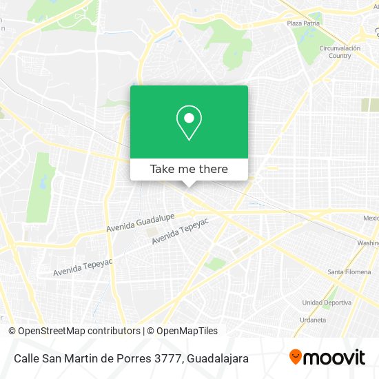 Calle San Martin de Porres 3777 map