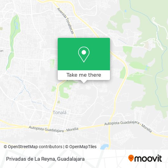 Privadas de La Reyna map
