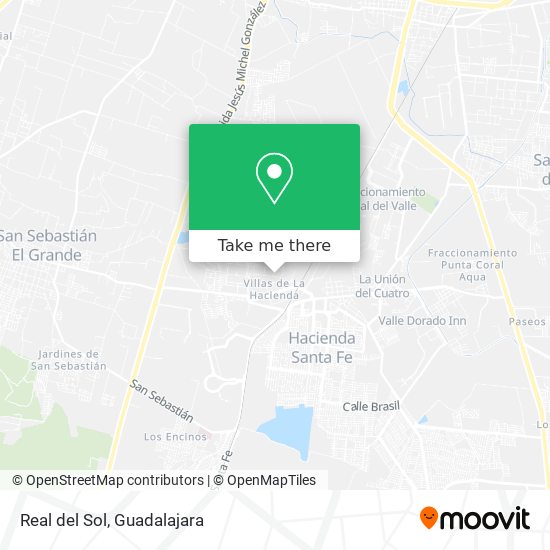 Mapa de Real del Sol