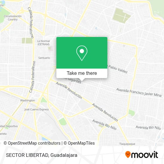 SECTOR LIBERTAD map