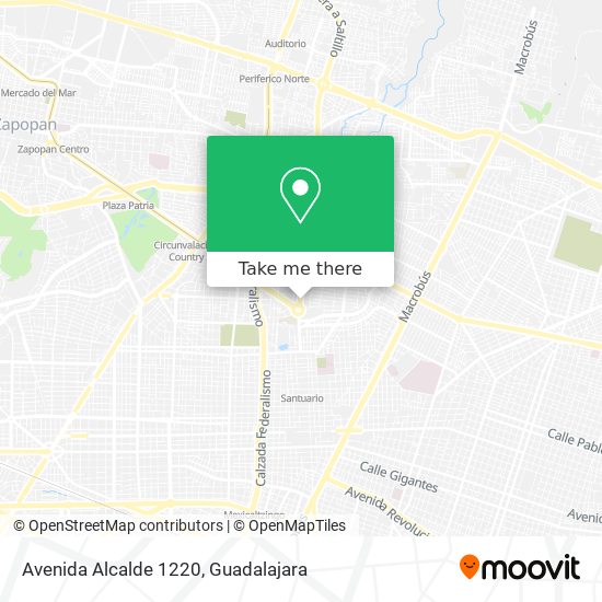 Avenida Alcalde 1220 map