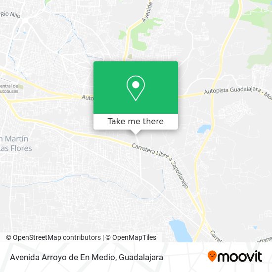 Mapa de Avenida Arroyo de En Medio