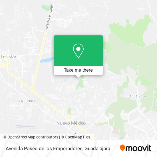 Avenida Paseo de los Emperadores map