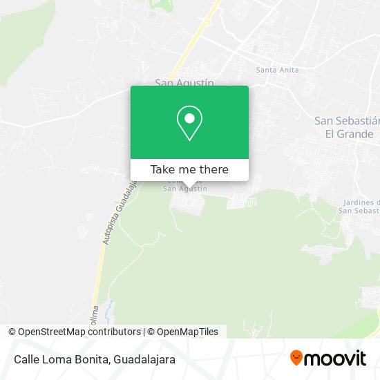 Calle Loma Bonita map