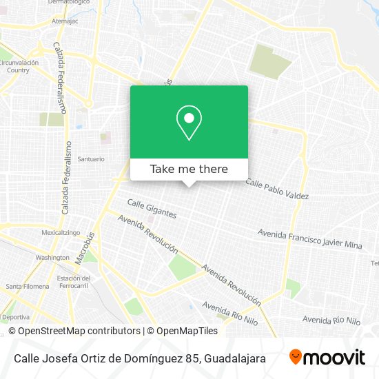 Calle Josefa Ortiz de Domínguez 85 map