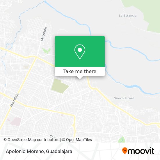 Apolonio Moreno map