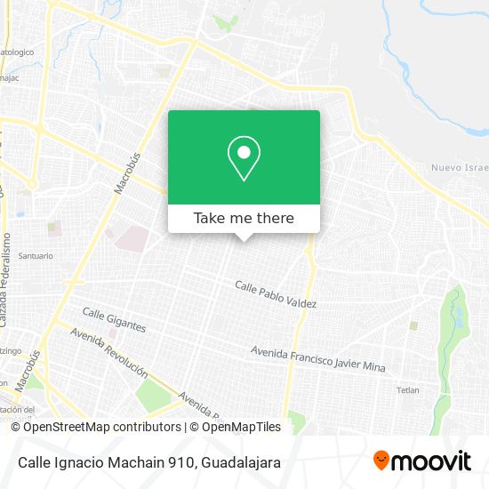 Calle Ignacio Machain 910 map