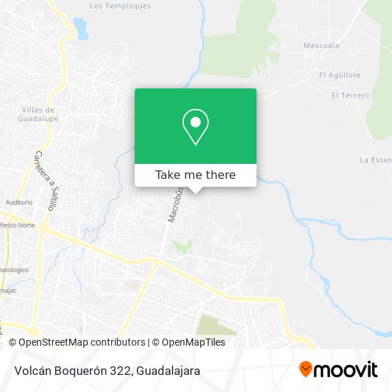 Mapa de Volcán Boquerón 322