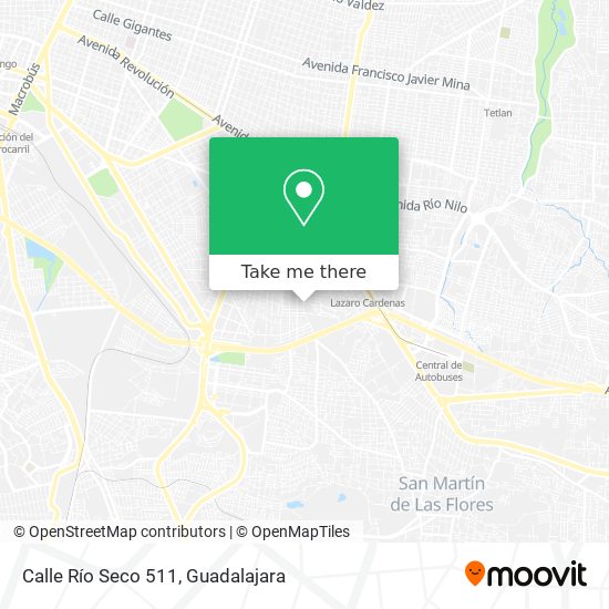 Calle Río Seco 511 map