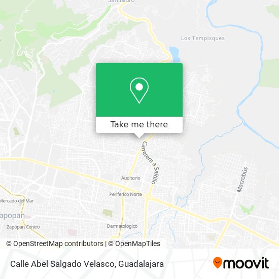 Mapa de Calle Abel Salgado Velasco