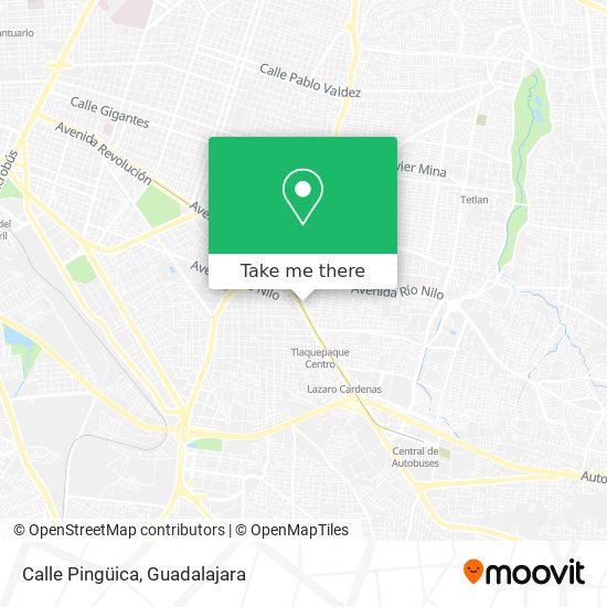 Calle Pingüica map