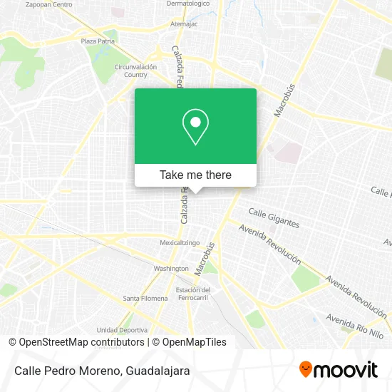 Calle Pedro Moreno map