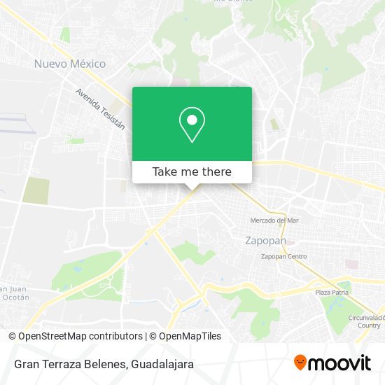 Mapa de Gran Terraza Belenes