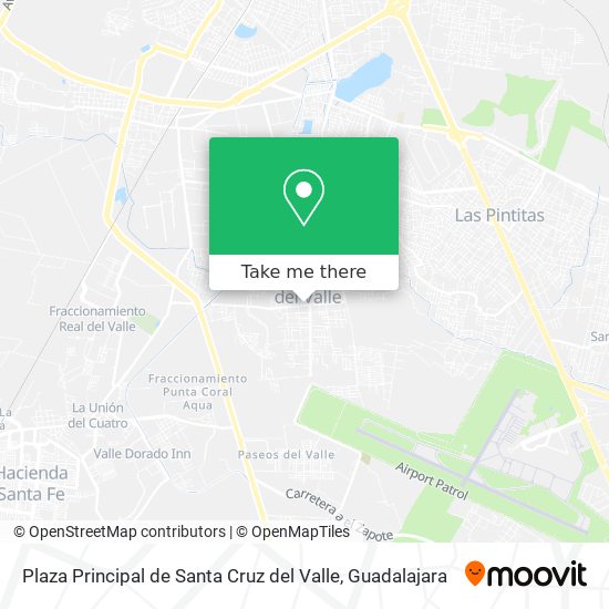 Plaza Principal de Santa Cruz del Valle map