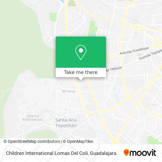 Children International Lomas Del Coli map