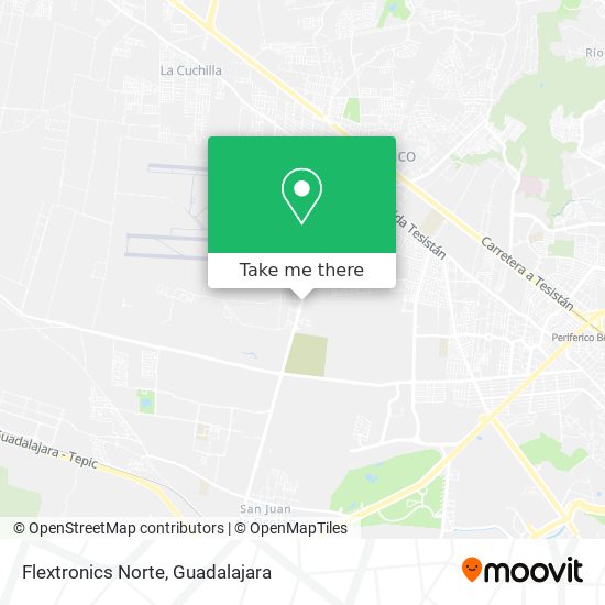 Flextronics Norte map