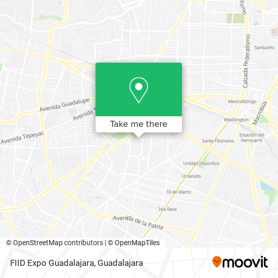 FIID Expo Guadalajara map