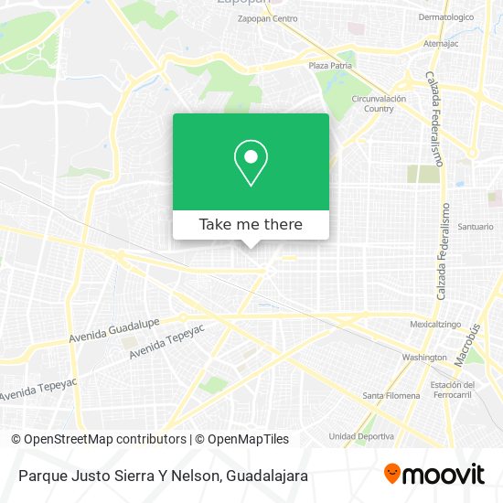 Parque Justo Sierra Y Nelson map