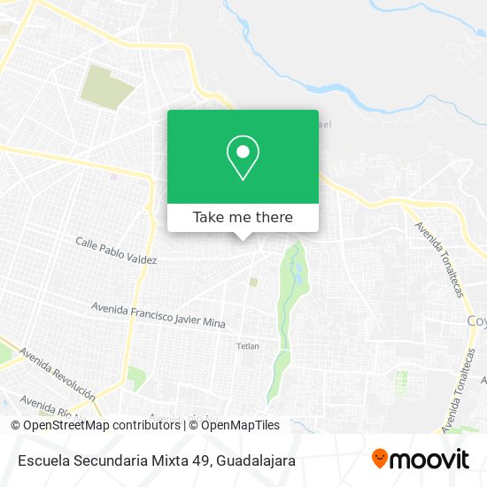Mapa de Escuela Secundaria Mixta 49