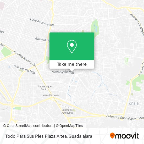 Todo Para Sus Pies Plaza Altea map