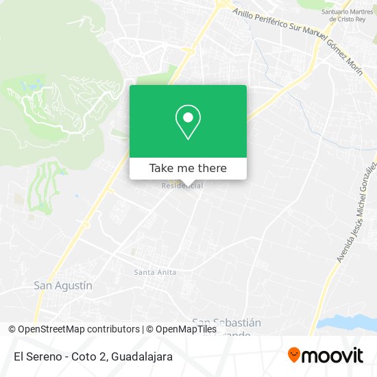 Mapa de El Sereno - Coto 2
