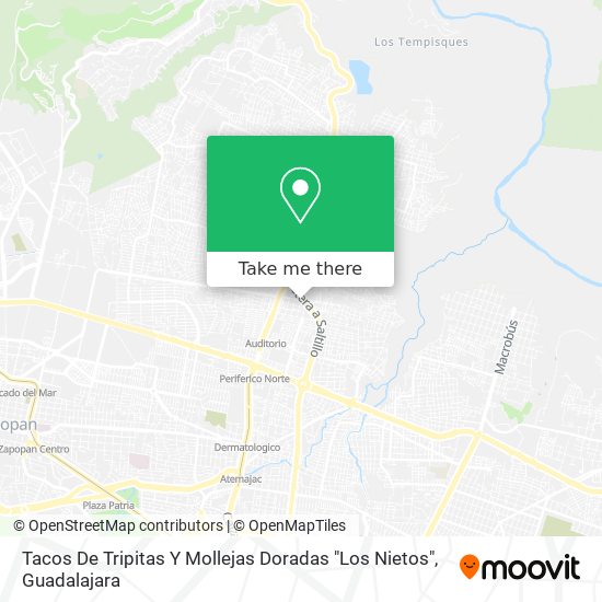 Mapa de Tacos De Tripitas Y Mollejas Doradas "Los Nietos"