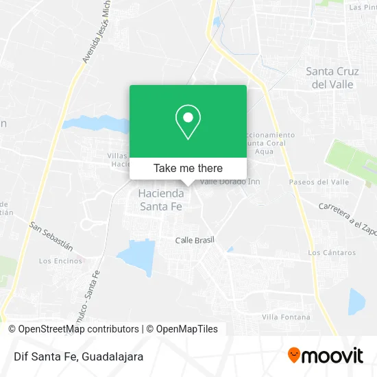 Dif Santa Fe map