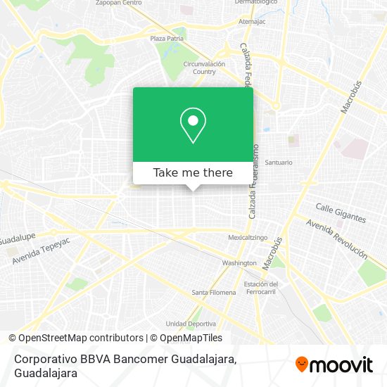 Corporativo BBVA Bancomer Guadalajara map