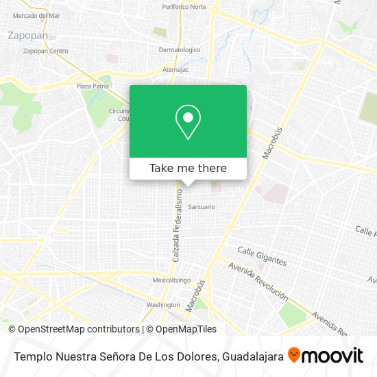 Templo Nuestra Señora De Los Dolores map