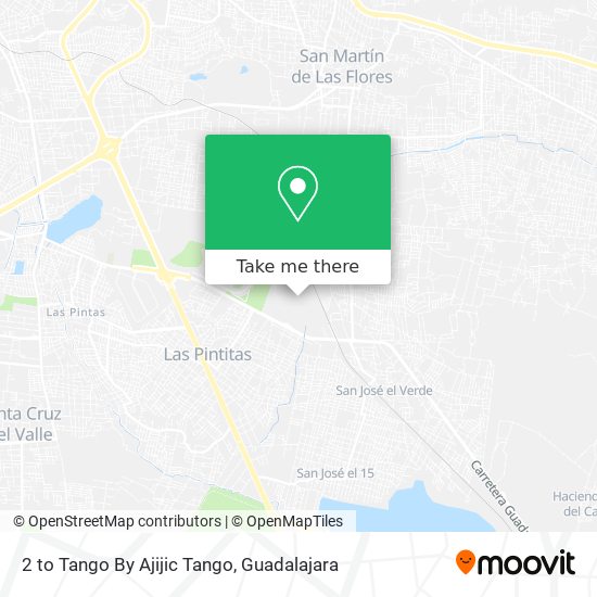 Mapa de 2 to Tango By Ajijic Tango