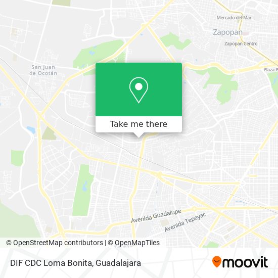 DIF CDC Loma Bonita map