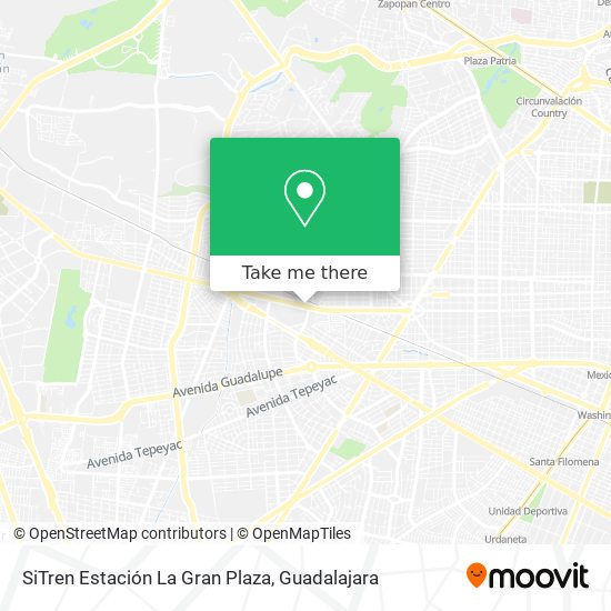 SiTren Estación La Gran Plaza map