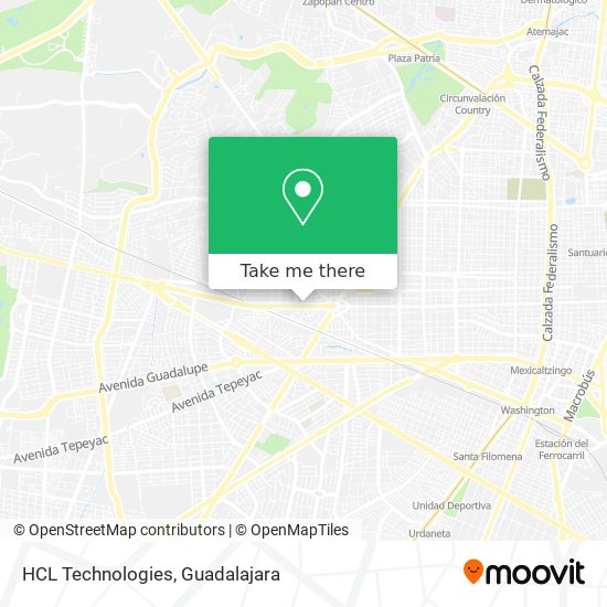 Mapa de HCL Technologies