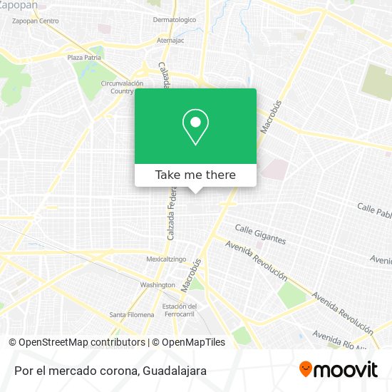 Por el mercado corona map