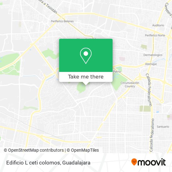 Edificio L ceti colomos map